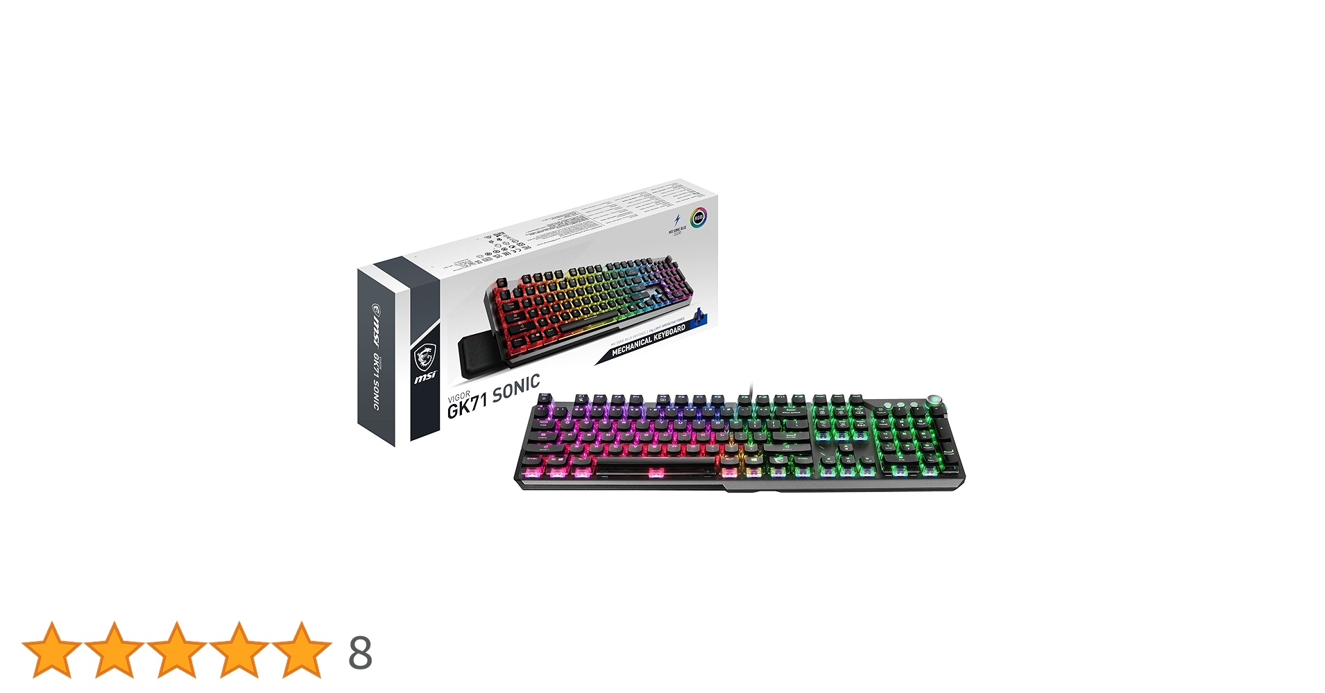 msi エムエスアイ/ゲーミングキーボード/VIGOR GK71 SONIC JP/S1104JP224CLA10216000175/Bランク/62【中古】 MSI VIGOR GK71 SONIC GAMING KEYBOARD