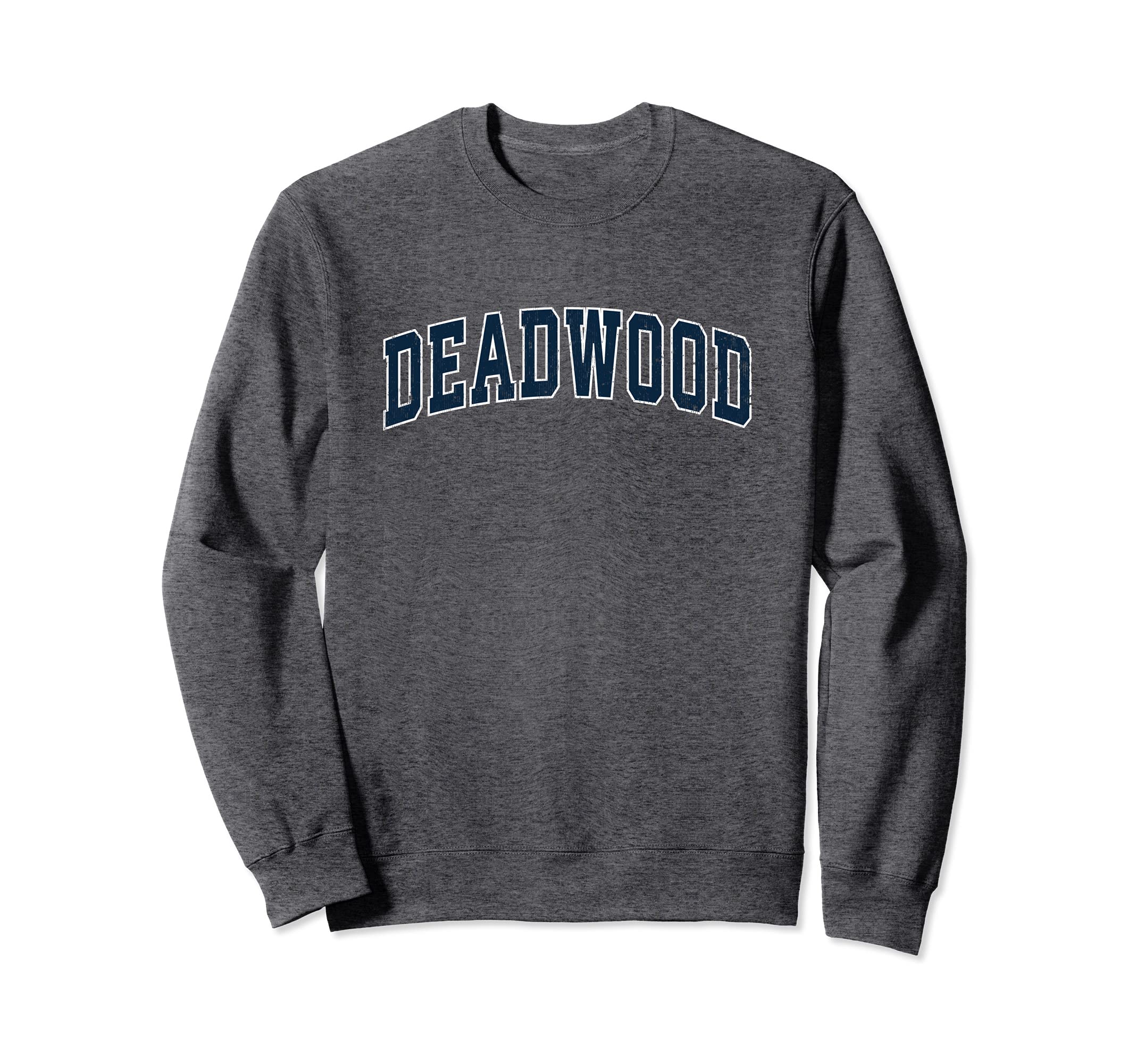 Deadwood SD Retro Shirts & GiftsDeadwood South Dakota SD Vintage Sports Design Navy Design Sweatshirt