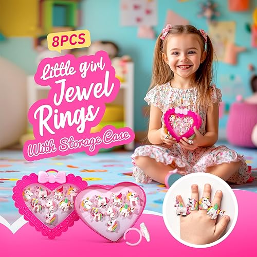 Miniatura 10 de ULOVEME Umicorn - Juego de maquillaje para niñas de 5 a 8 años, juguete de maquillaje real, no tóxico, lavable, regalo para cumpleaños de niñas