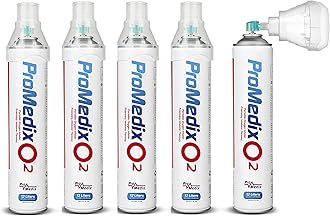 Promedix PR-994 Portable Oxygen Inhaler 12L in a Can 99.4% with Mouthpiece (5)