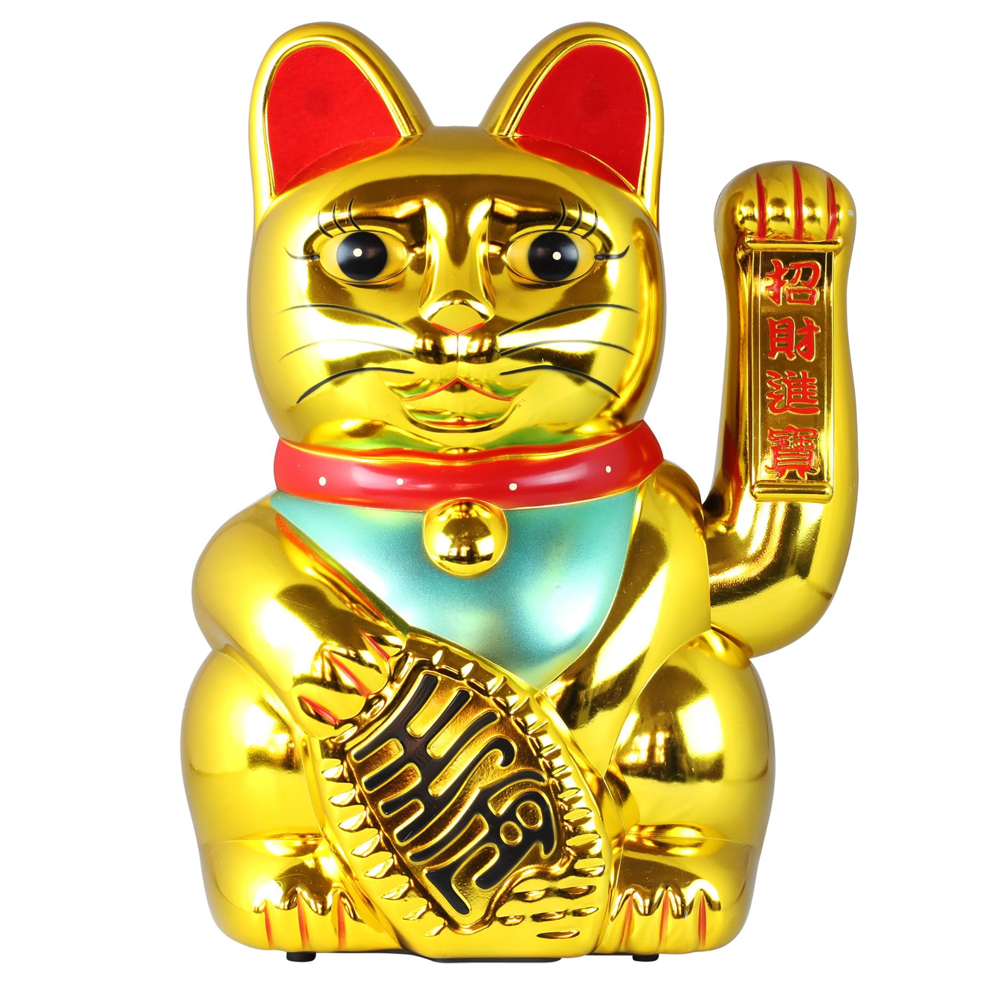 Freak Scene Agitando Gato Chino - Maneki Neko - 40 cm - Oro