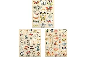 Lourny 3Pcs Flower Tapestry Wall Hanging