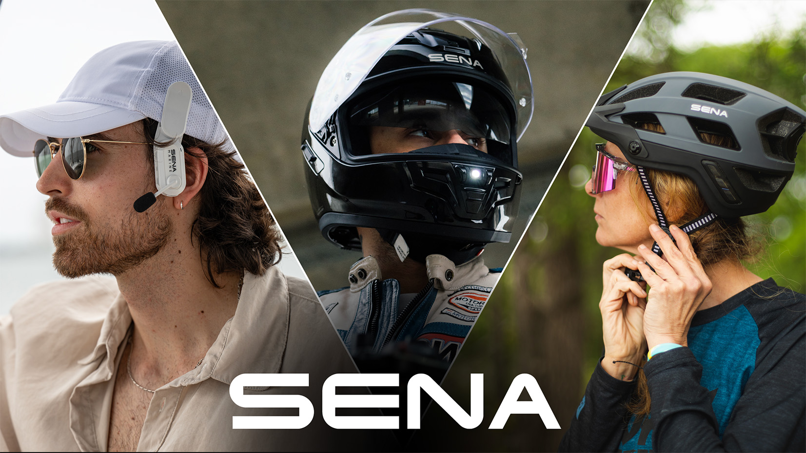 バイクウェア・装備 SENA 50c Sena 50C Universal Helmet Clamp Set with Sound BY Harman Kardon