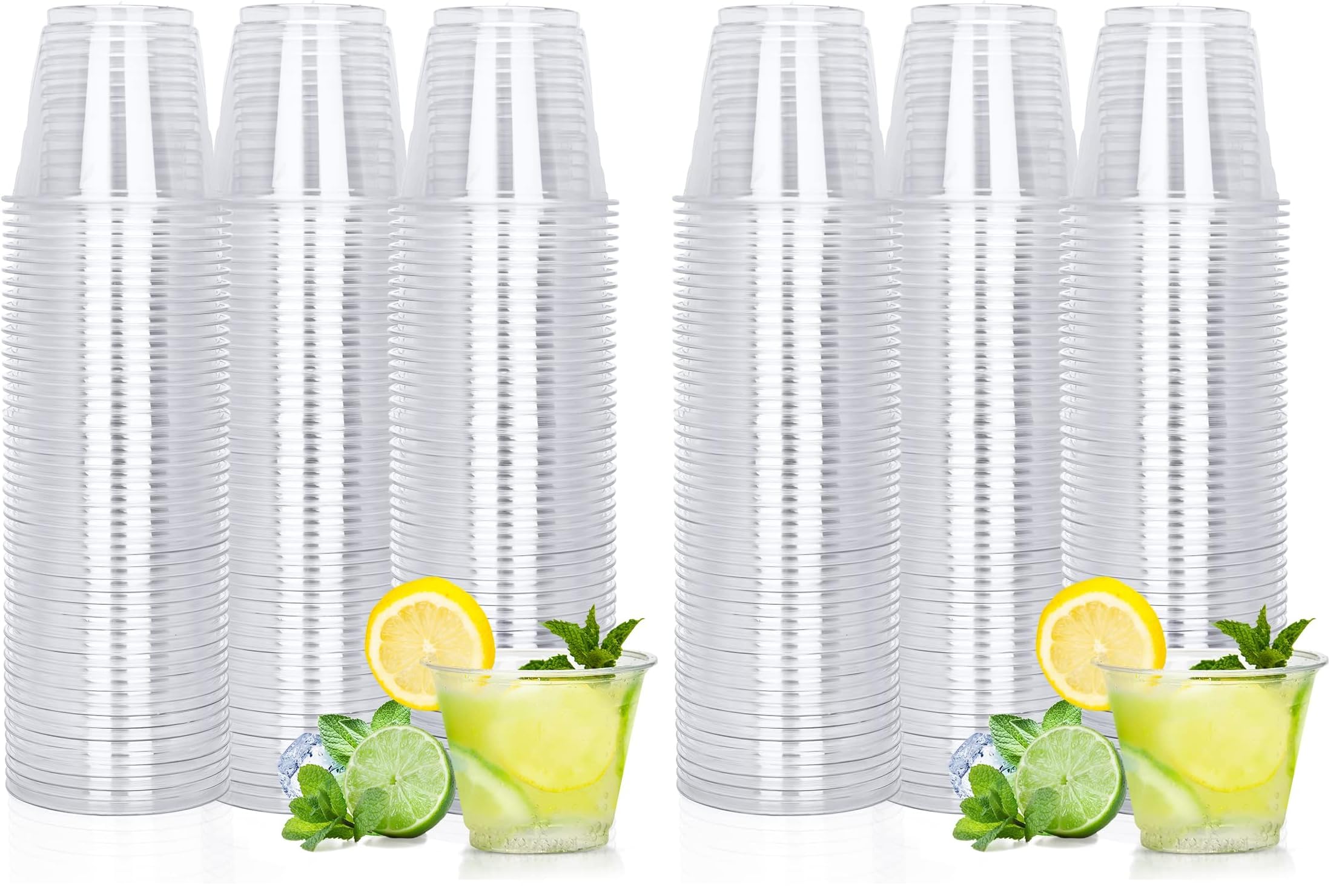TashiBox 100 Count - 16 Ounce Plastic Cups, Ice Coffee Cups To Go - Crystal Clear PET Party Cups — Amazon image 19