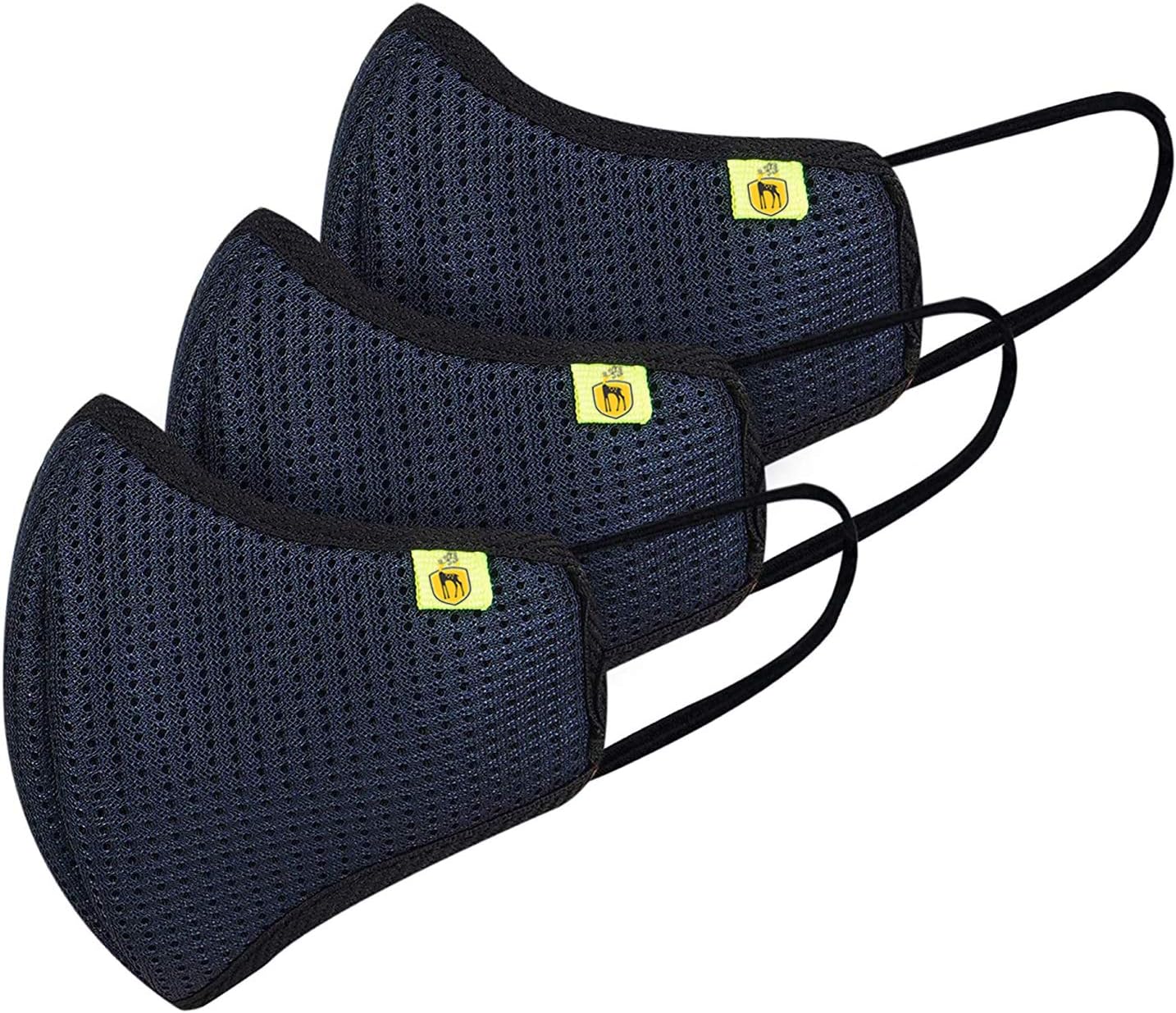 Marc Loire Made In India Mesh Standard Size ISO CE Certified Reusable & Washable 5-Layered Outdoor Protection Face Mask