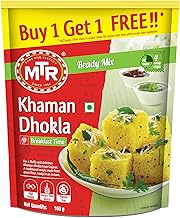 MTR Khaman Dhokla Mix - Breakfast Mix | Quick Breakfast | Instant Ready to Cook Mix | Ready-To-Make Gujarati Breakfast | 160/180g (Weight May Vary) Buy1 Get1 Free