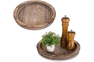 Hanobe Round Rustic Kitchen Table Set for 2