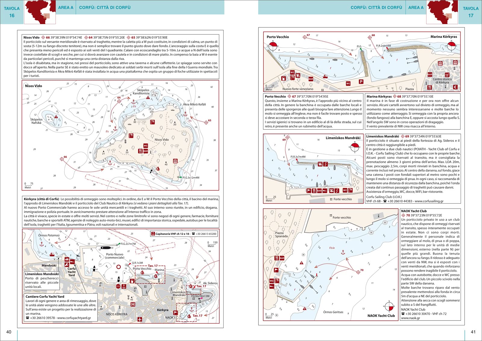 Grecia ionica. Corfù, Paxos, Costa dell’Epiro, Golfo di Ambracia. Portolano cartografico (Vol. 6A)