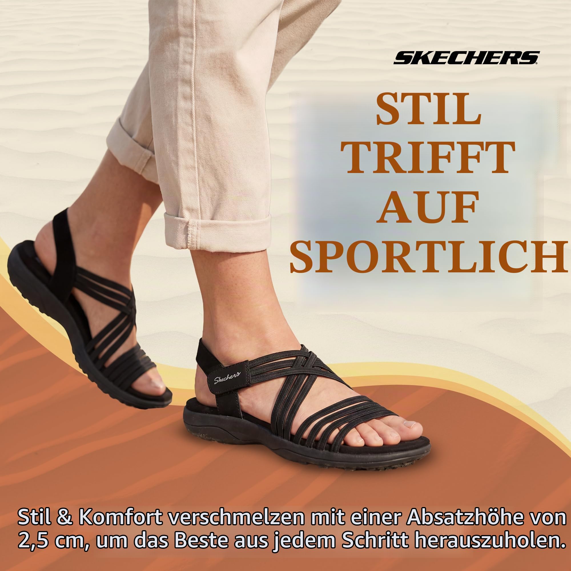 Skechers Reggae Slim Sunnyside rot