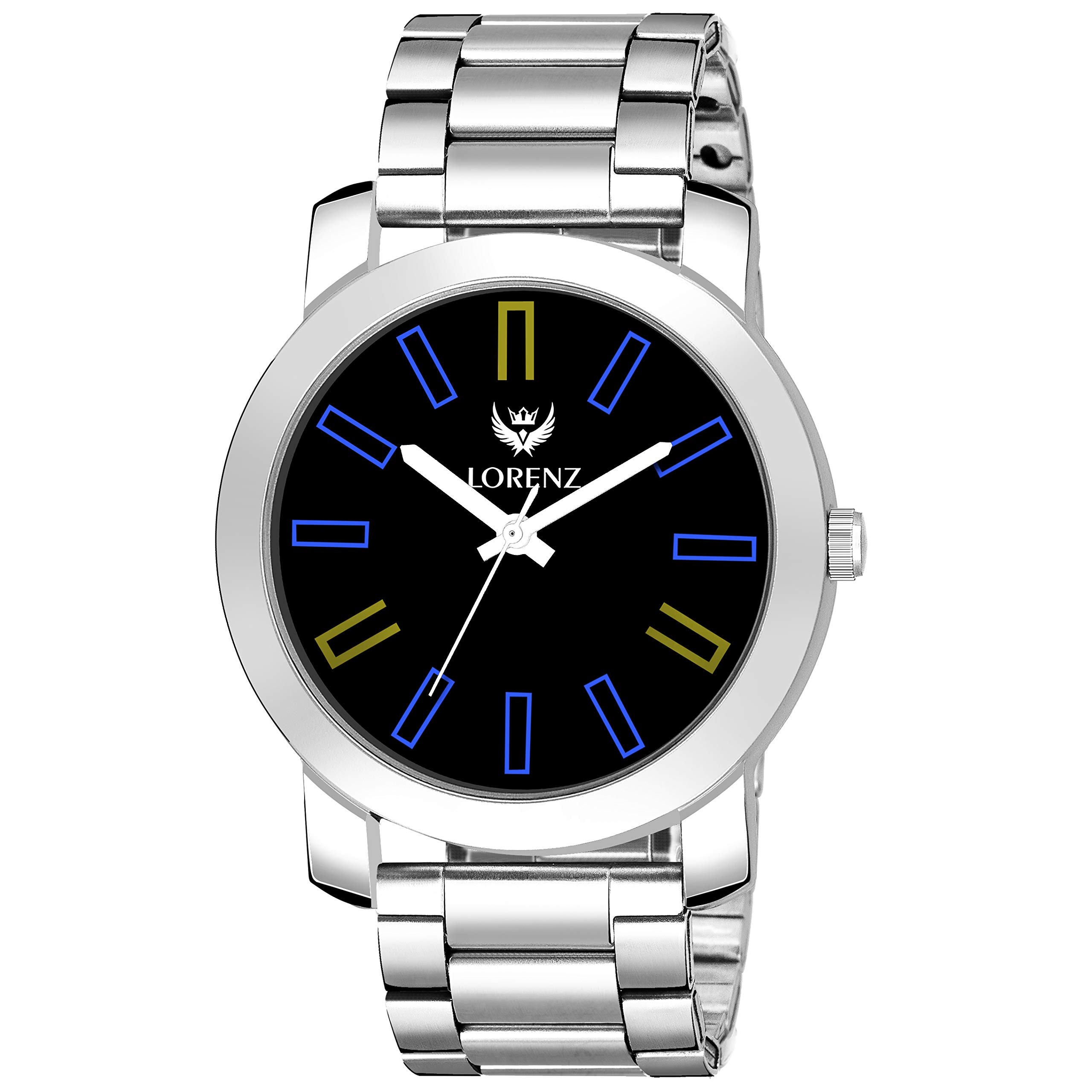 LORENZ Multi-Coloured Dial Watch for Men | Watch for Boys | MK-2077W (B07WFPZ6GG) Amazon Price History, Amazon Price Tracker