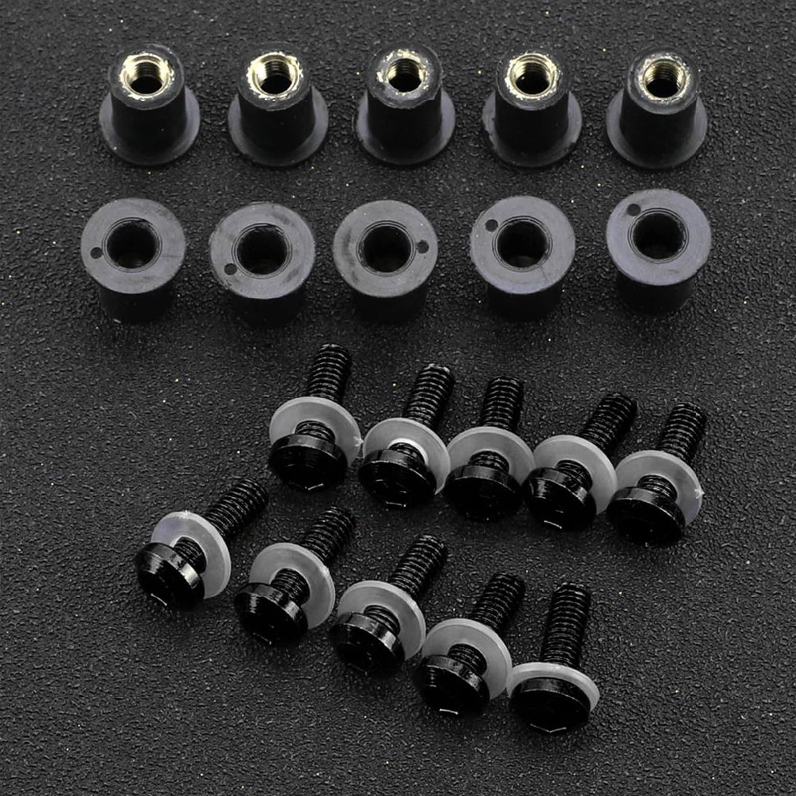 Motorcycle Windscreen Bolts Windshield Screws Kits For Kawasaki ZX6R ZX-6R ZX 6R ZX7R ZX9R ZX10R ZX-10R ZX12R ZX14R CNC Alloy(Black)