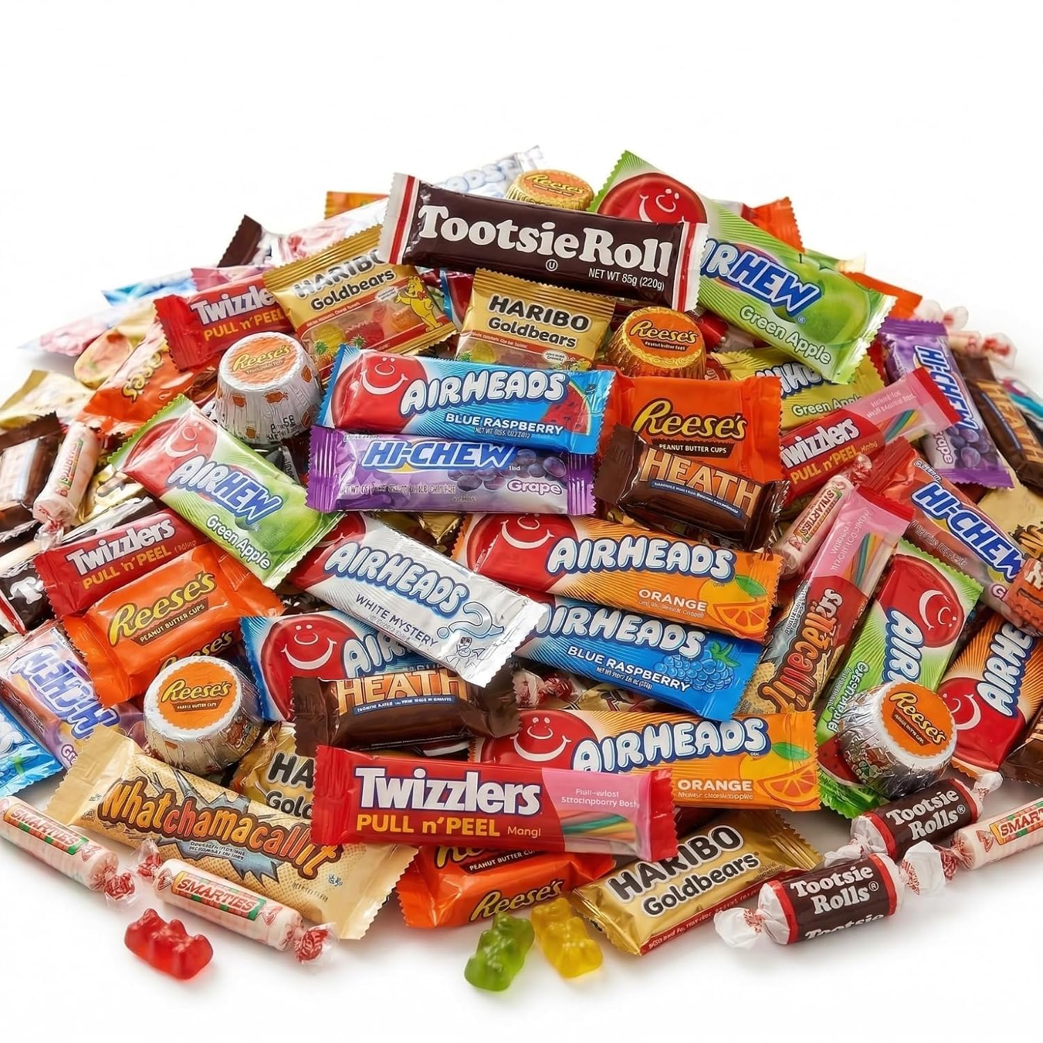 CANDYMAN (4 LB) Chocolate & Candy Bundle with Mixed Individually Wrapped Treats, Fun and Mini Sized Chocolate and Candy for Parties, Mother's Day