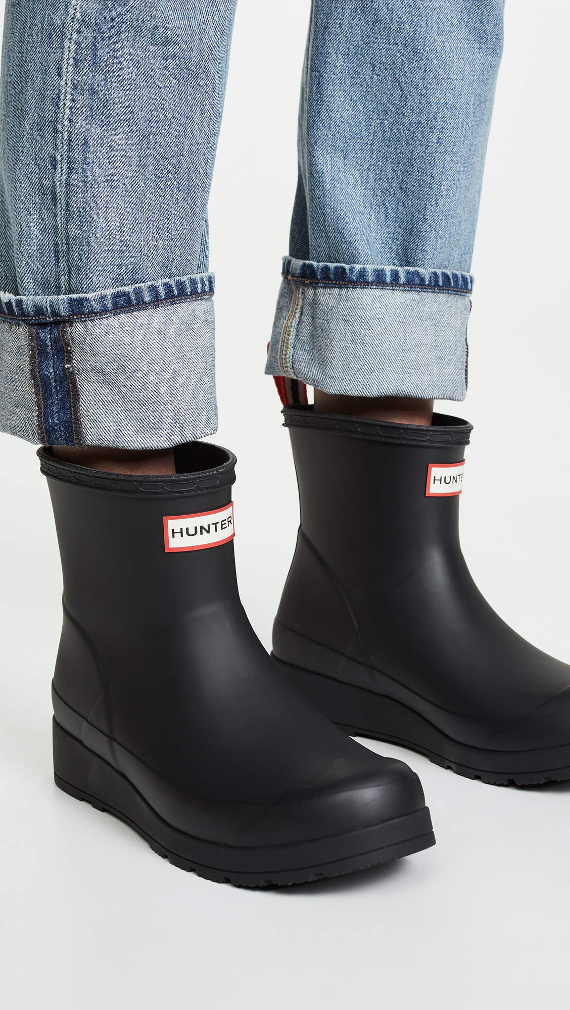 Hunter ORIGINAL PLAY BOOT SHORT Botines Planos Mujer