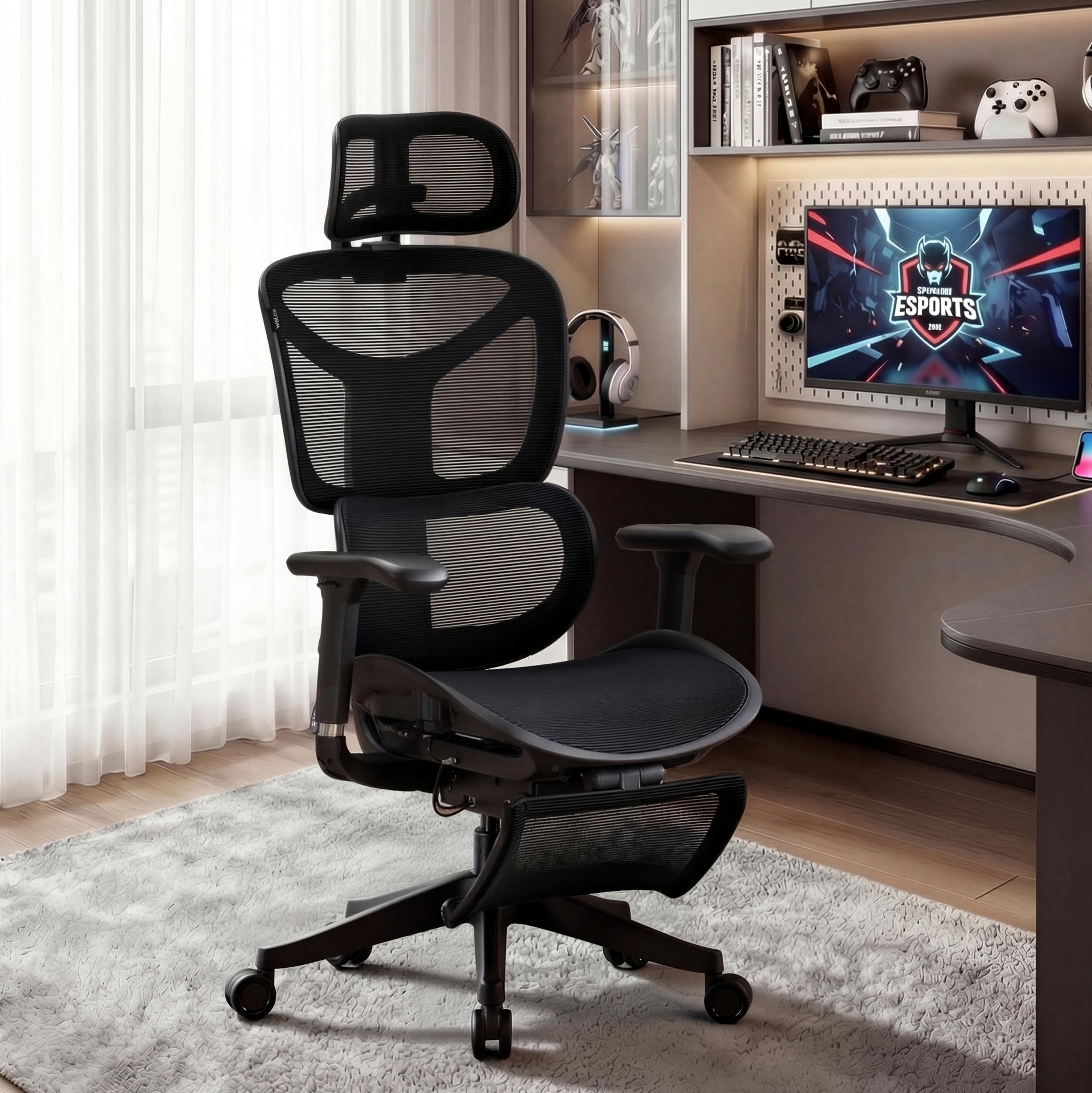 Amazon.com: WELAX S9 Ergonomic Mesh Office Chair with Footrest
