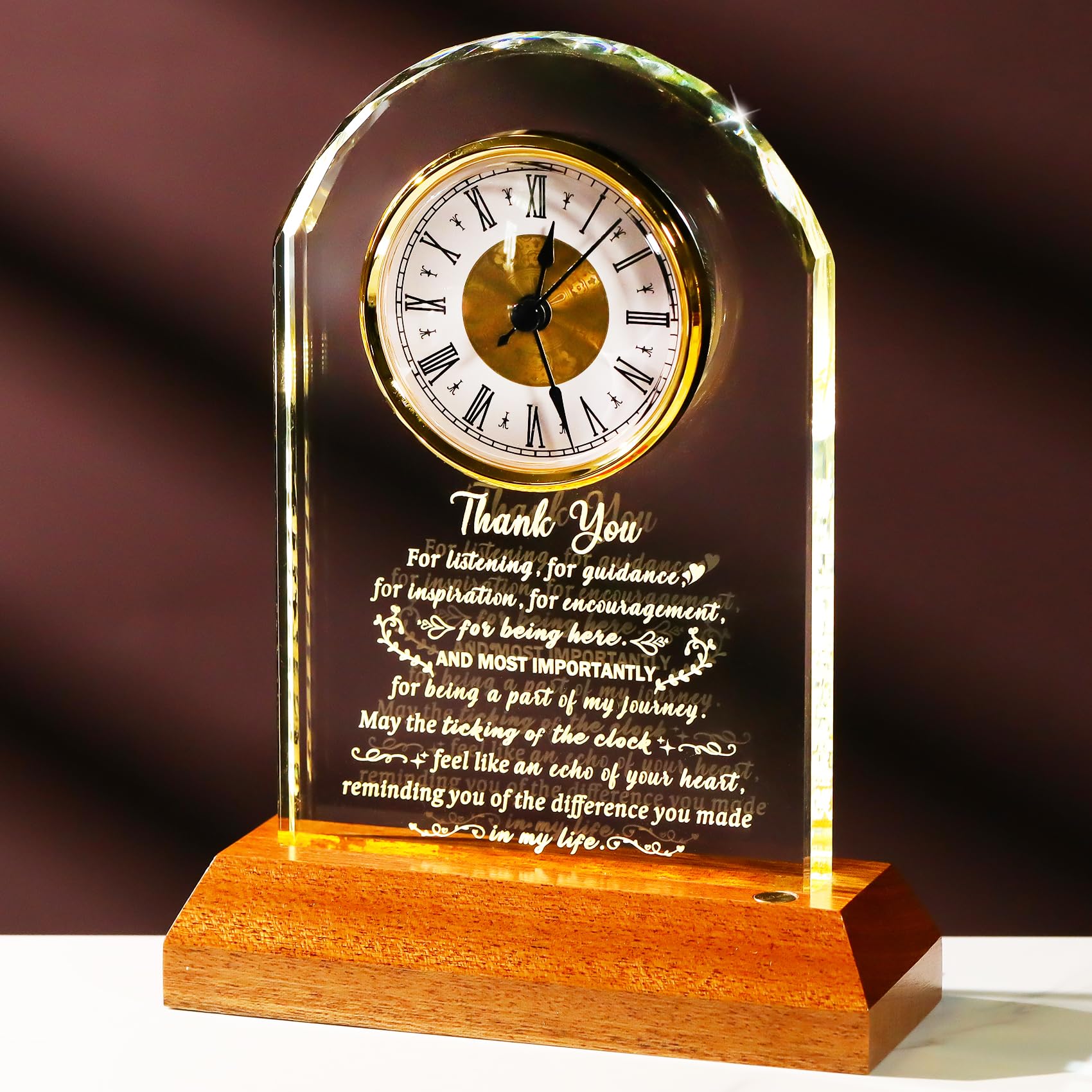 Arikyrist Thank You Clock