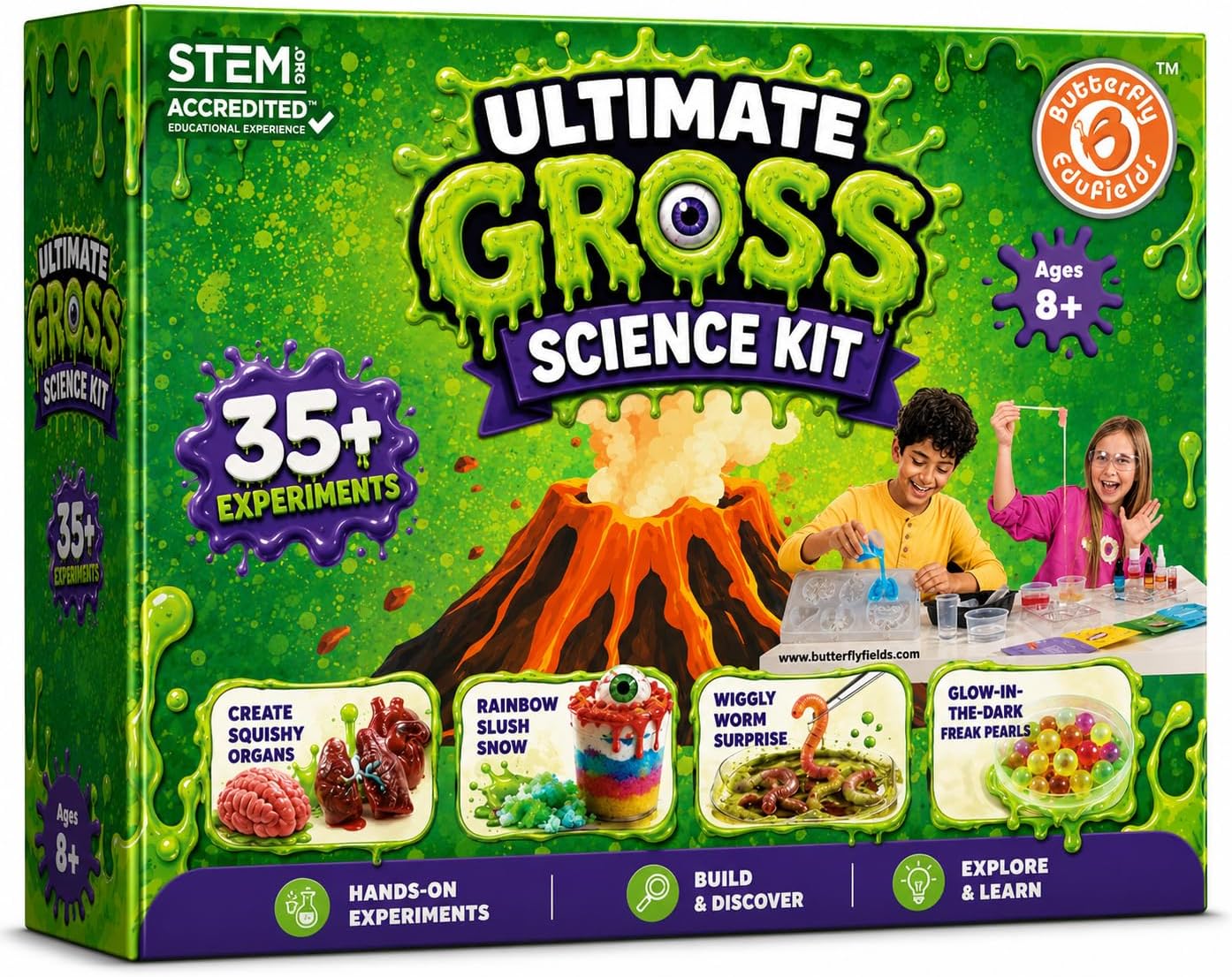 Butterfly Edufields Squishy Organs Making Kit | 35Gross Science Experiments
