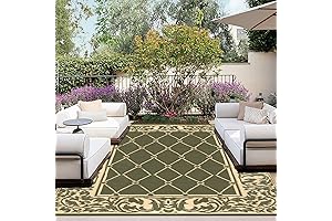 Outdoor Green 5x8 Rug for Patio