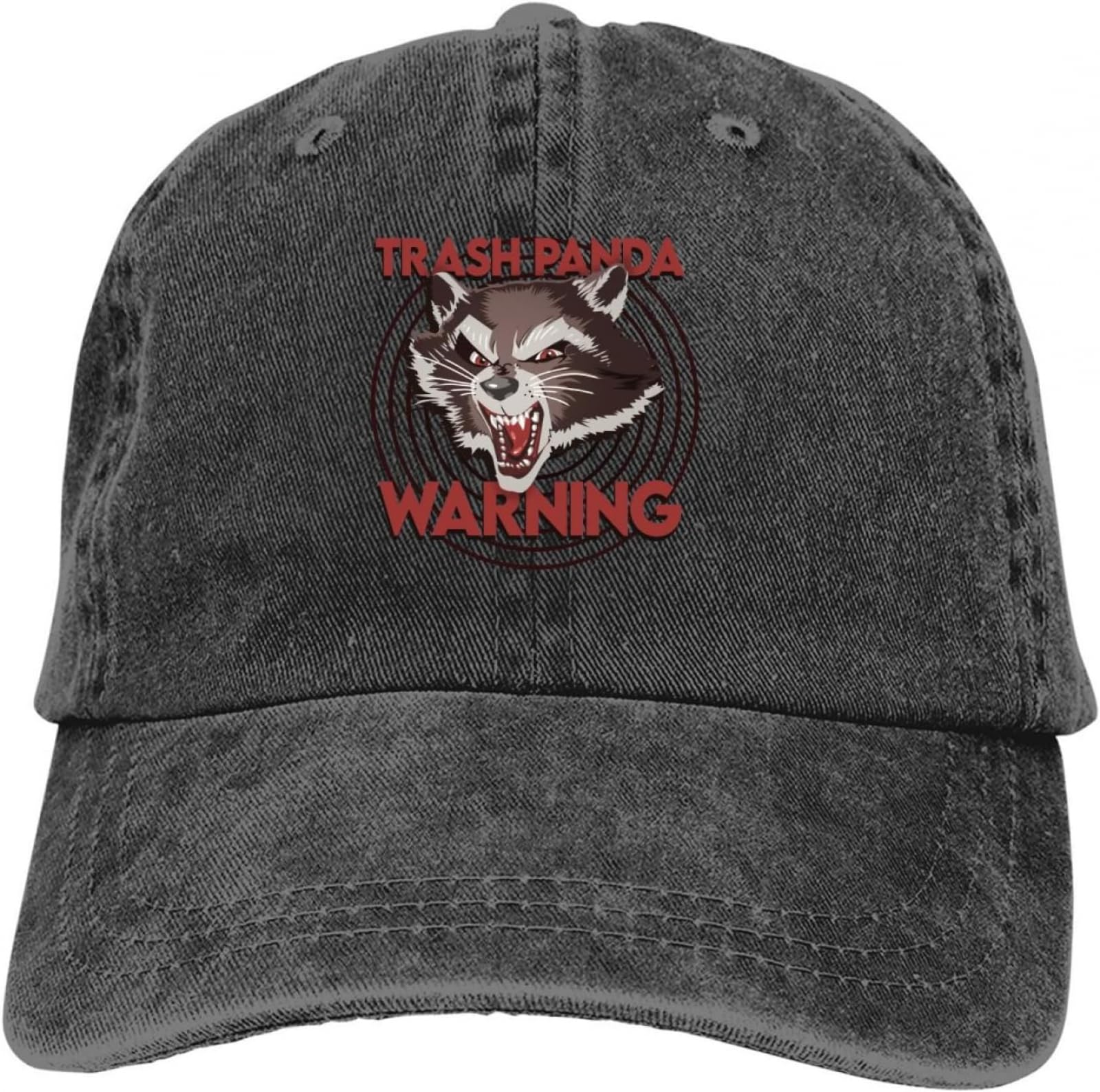 Baseball Cap Unisex Sun Hat Trash Panda Warning Baseball Cap Men Hats Women Visor Protection Snapback Racoon Animals Caps Birthday Gift Multicoloured