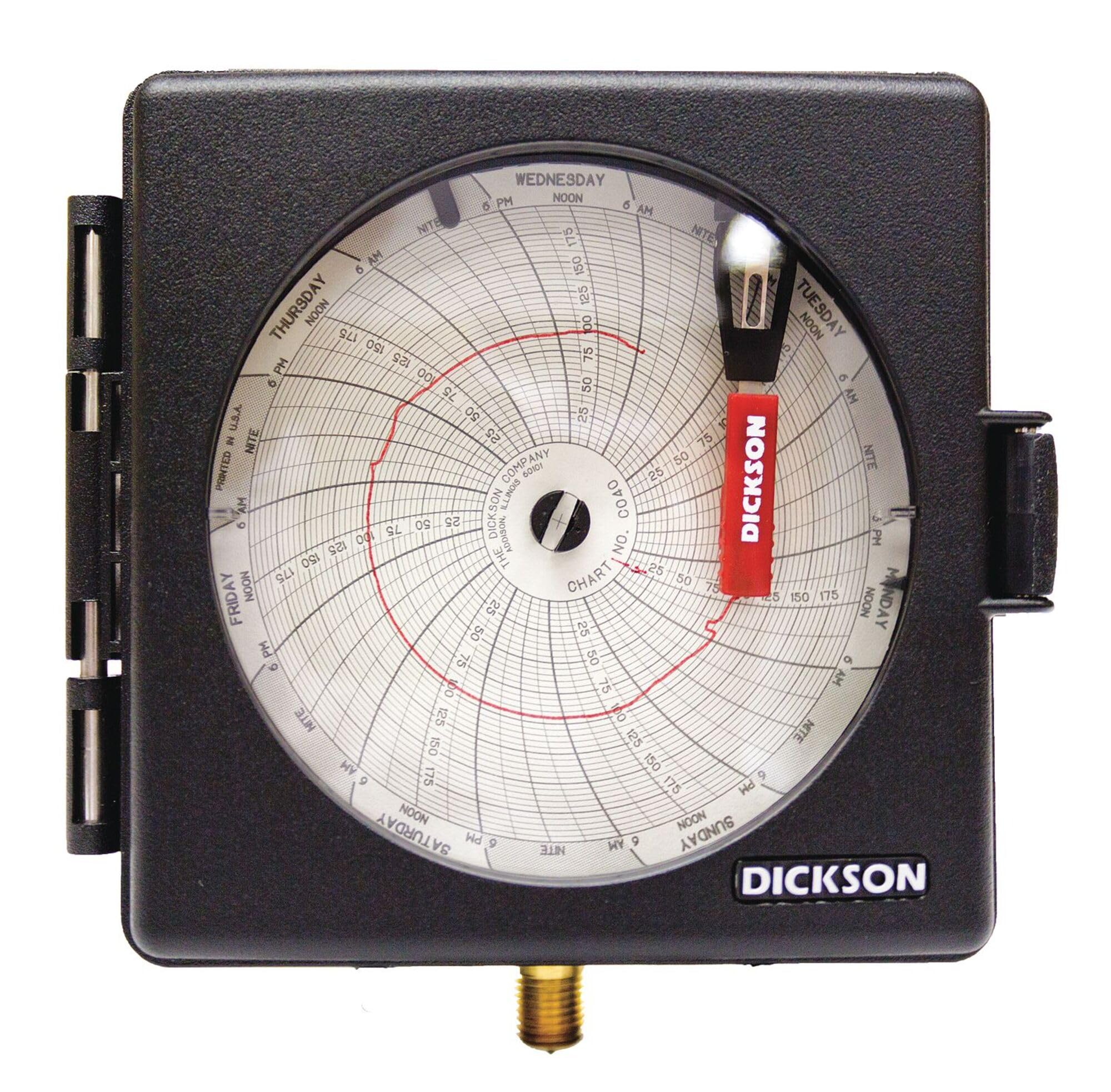 Dickson PW474 Pressure Chart Recorder, 0 to 200 PSI