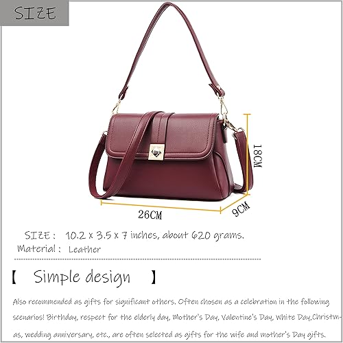 Miniatura 6 de FSD.WG Women Tassel Zipper Pocket Crossbody Bag Shoulder Purse Fashion Travel Bag with Multi Pockets