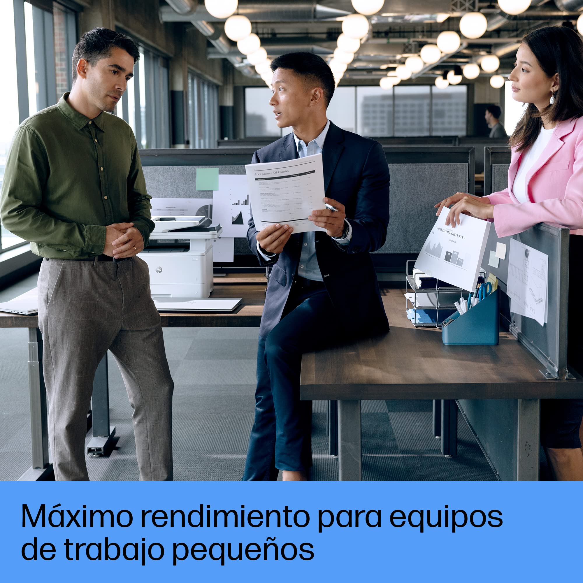 HP Impresora multifunción LaserJet Pro 4102dw (Impresión a Doble Cara Automática, Wi-Fi de Banda Dual, Bluetooth y Wi-Fi Direct USB 2.0, 1 Host USB, HP Smart App, Apple AirPrint, Mopria)