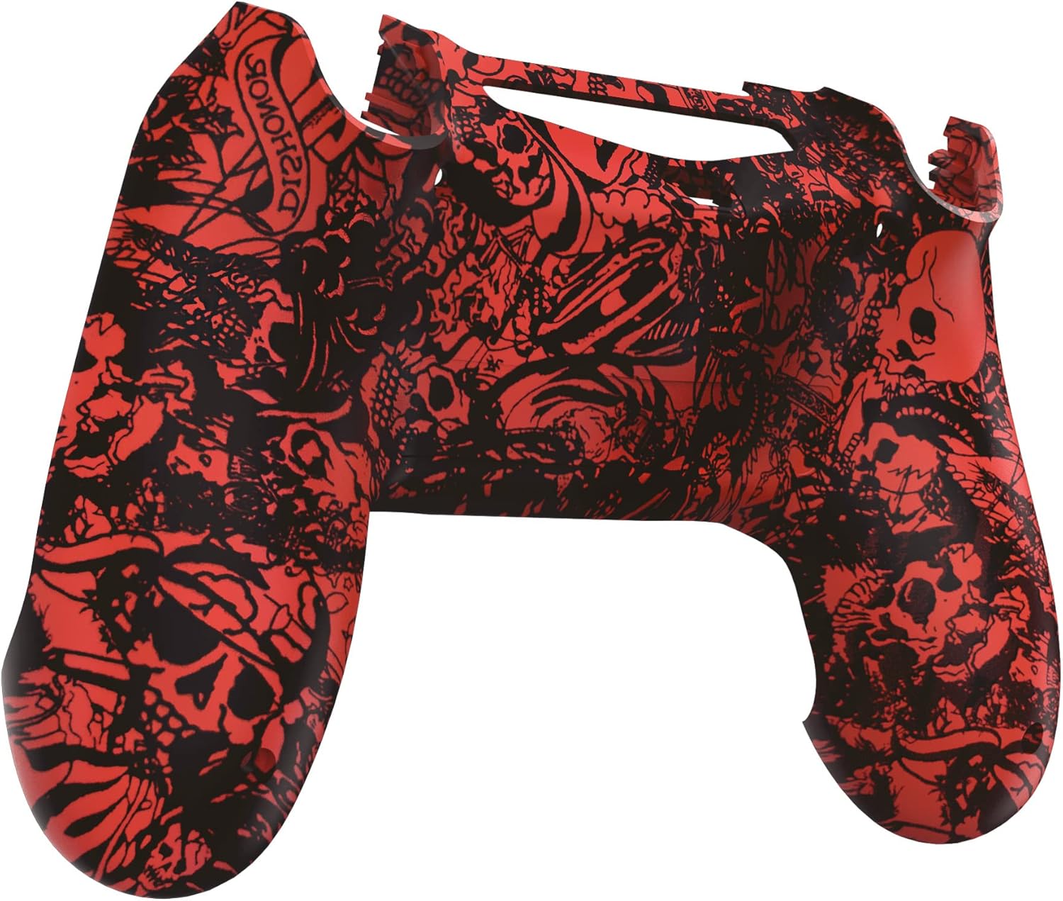 Review Product eXtremeRate Demons and Monsters PatternSoft Touch Game Improvement Replacement Parts Back Housing Cover, Custom Bottom Shell Compatible with ps4 Controller JDM-040, JDM-050 and JDM-055