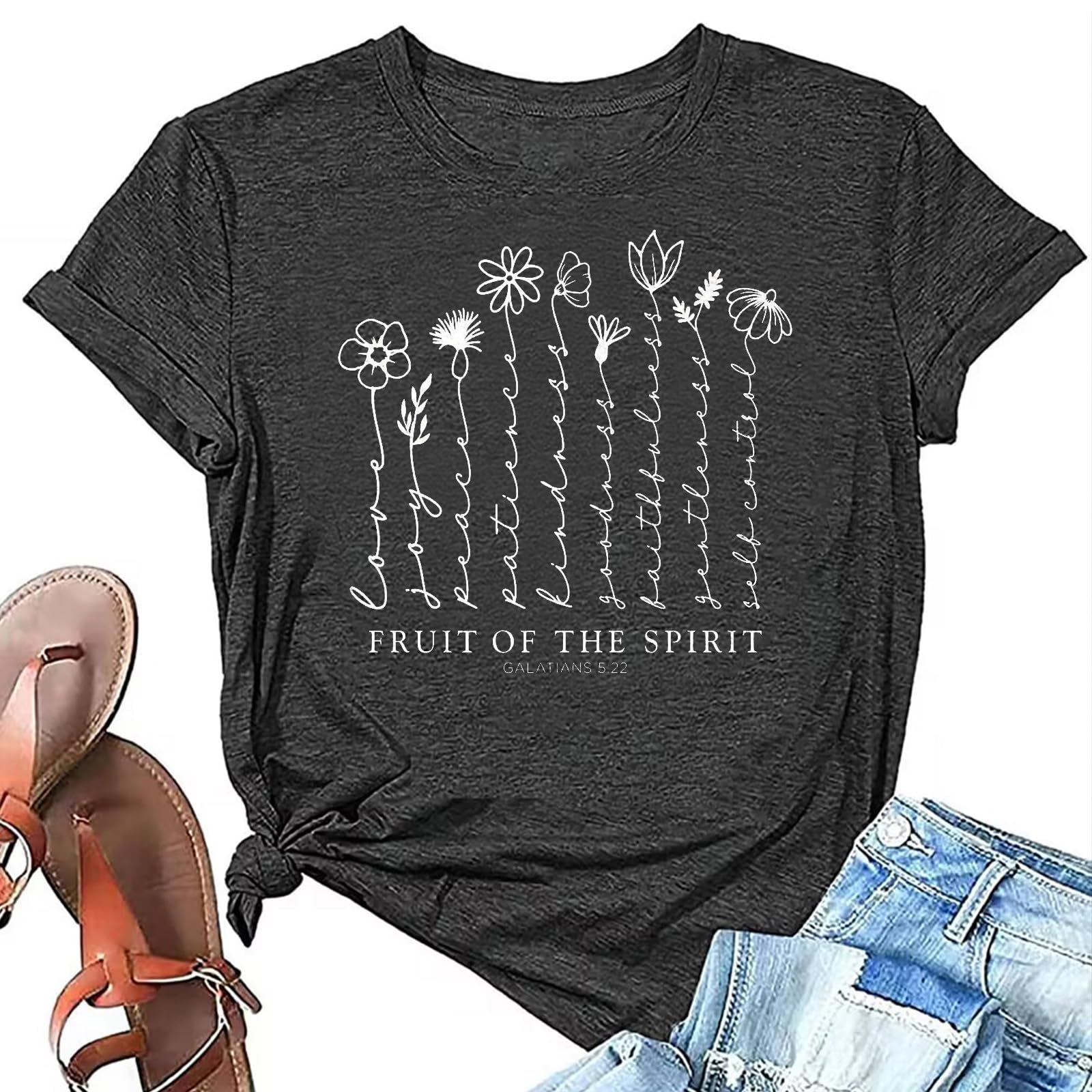 CYJAGNY Women of The Bible Shirt Crewneck Book Shirts Short Sleeve Comfy Faith Tshirt