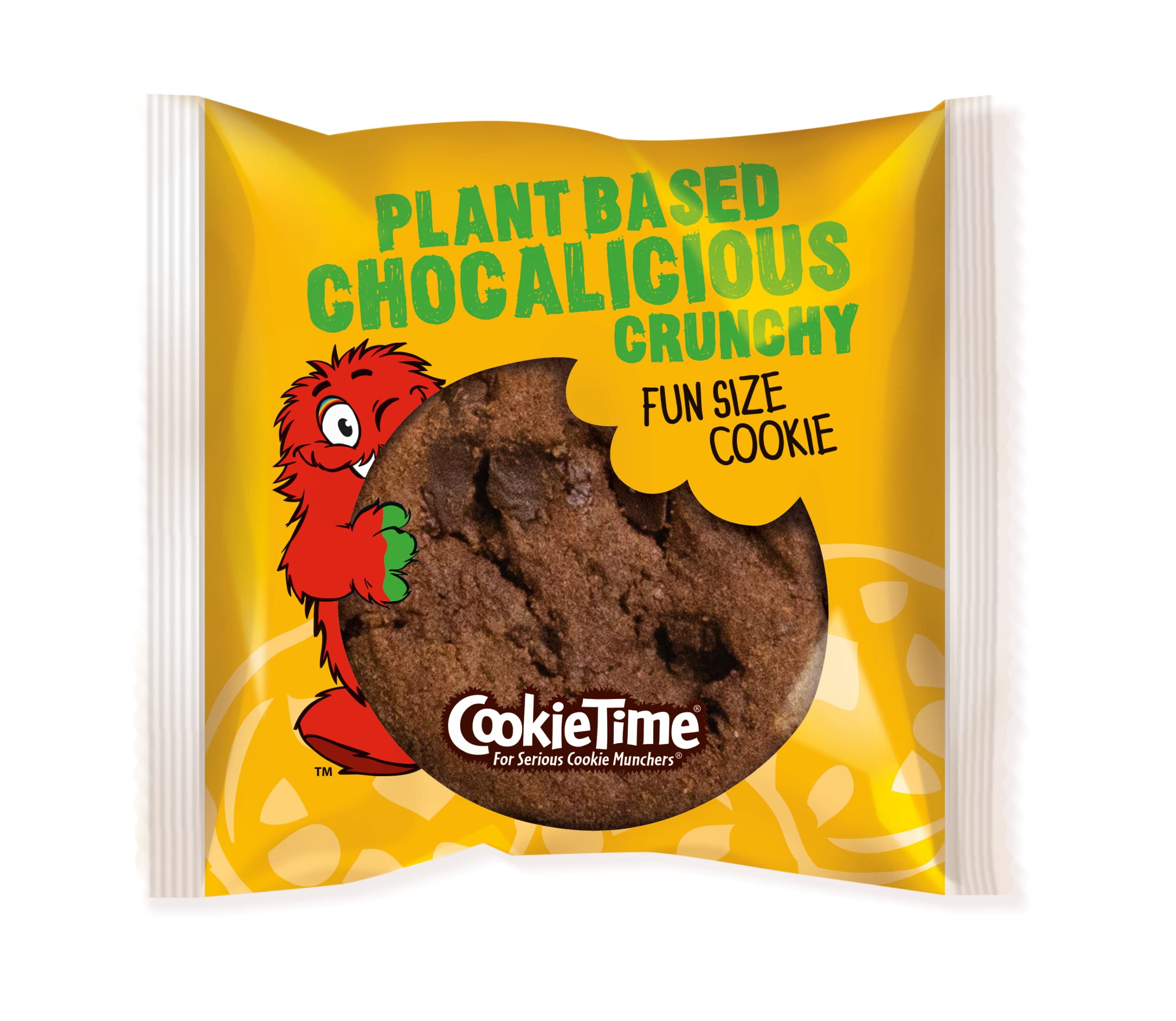 CookieTime Plant Based Chocalicious Crunchy Cookies, 20gx7