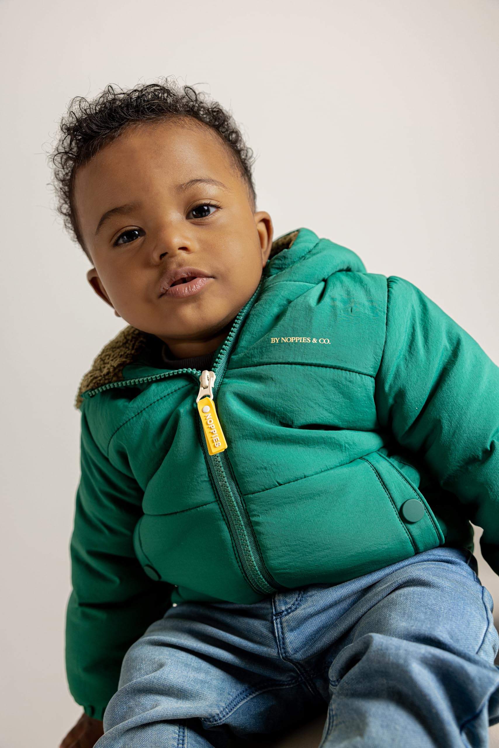 Noppies Baby Kurtka chłopięca Oregon, Verdigris Green - N374, 68