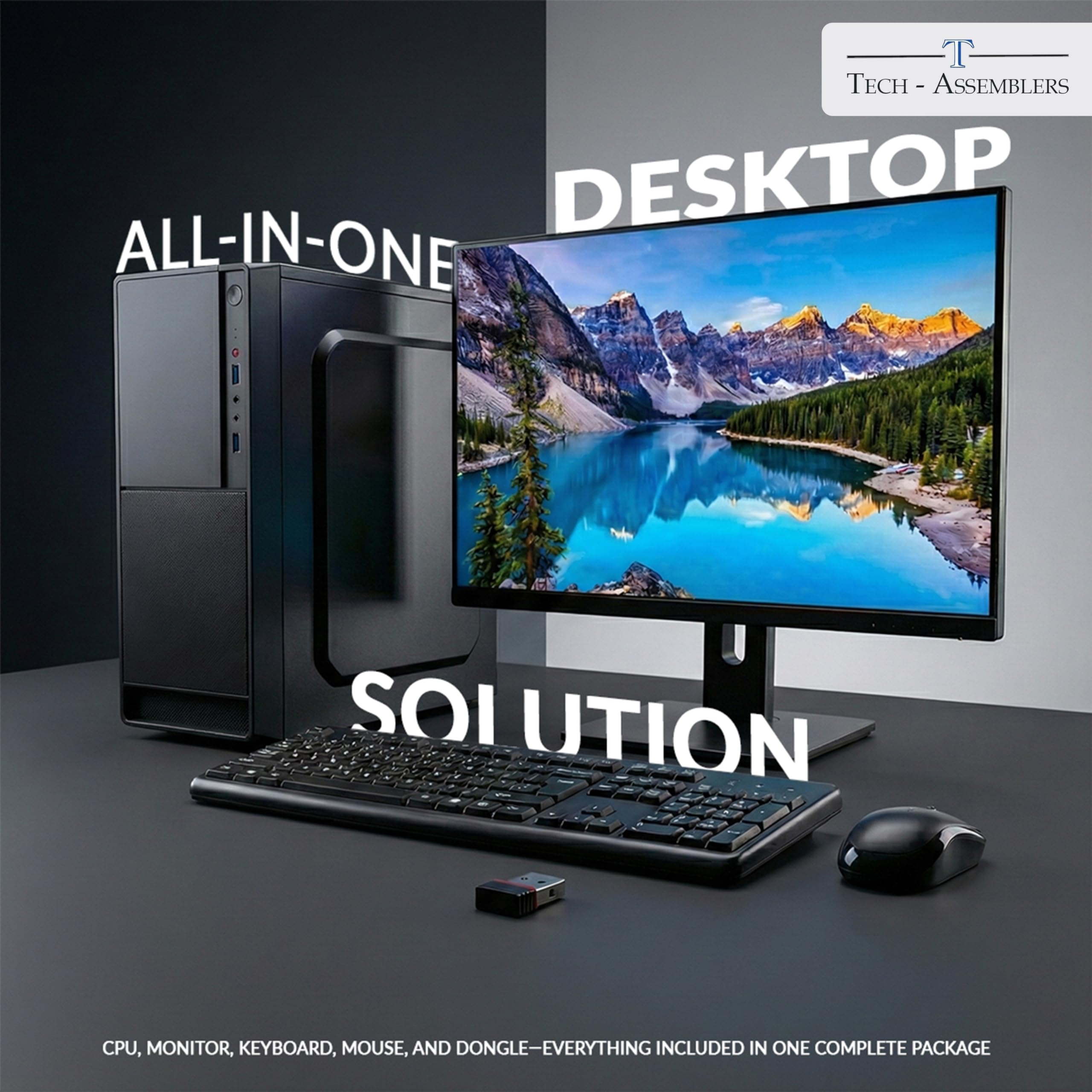 【i5 第8世代】Win11Pro,8GB,500GB SSD,DVD TECH- Assemblers Core i5 Assembled Desktop PC | 8GB RAM | 500GB