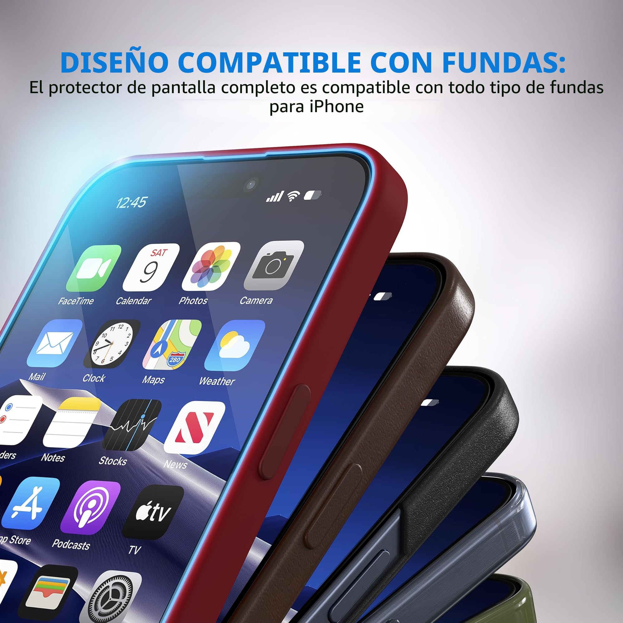 Deppa | 2 Piezas | Para iPhone 17 Pro Max (6.9") Cristal Templado Protector de Pantalla con Kit de Instalación Inteligente | Anti-Polvo y Sin Burbujas | Cobertura Completa