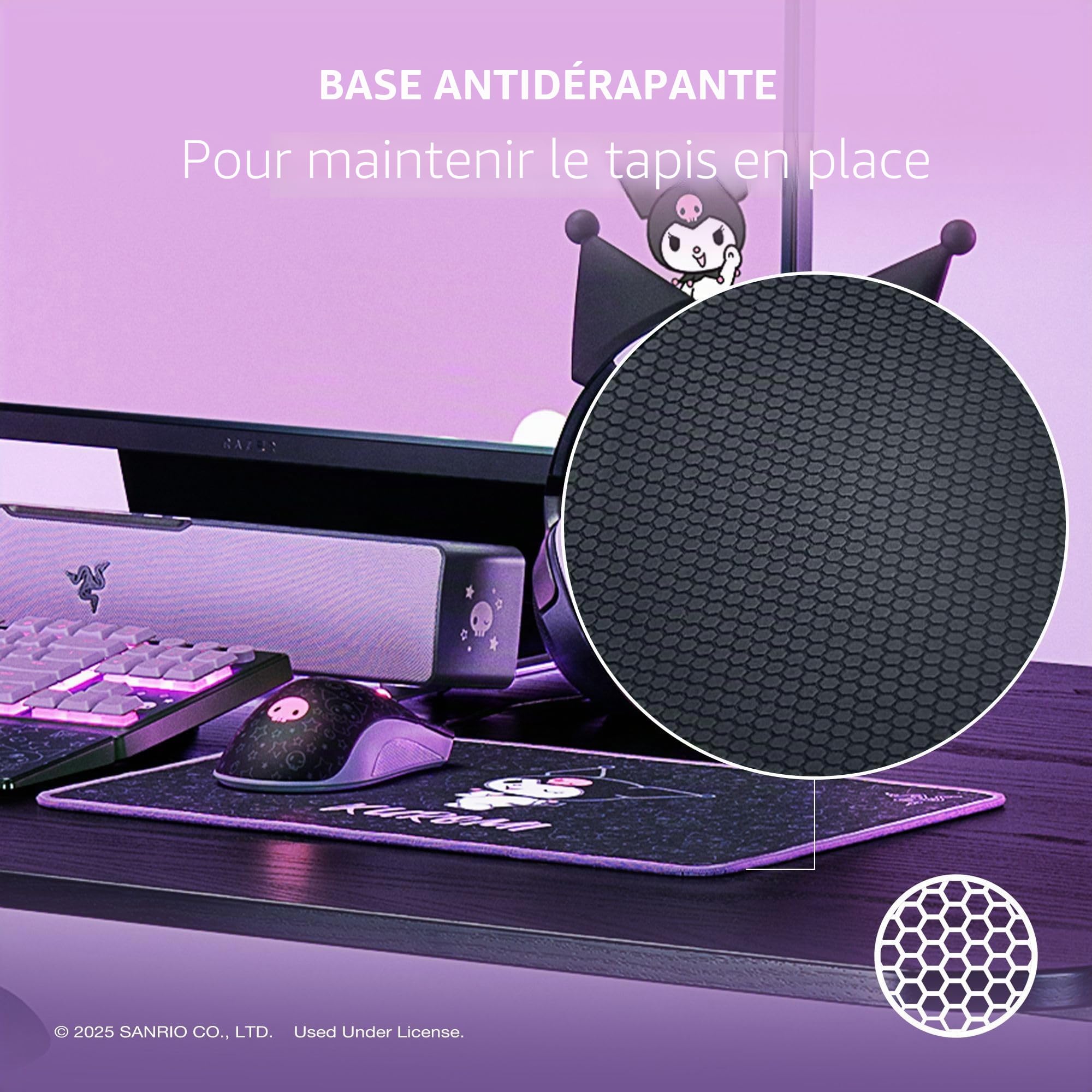 Razer DeathAdder Essential Ensemble Souris de Jeu et Tapis de Souris de Jeu Souple Goliathus Édition Kuromi