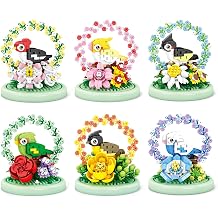 Parrots Mini Building Block Set Animals Bird Micro Model6 Pack