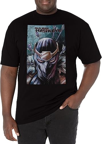Marvel Big & Tall Classic Old Man Hawkeye Nov18 - Camiseta de manga corta para h