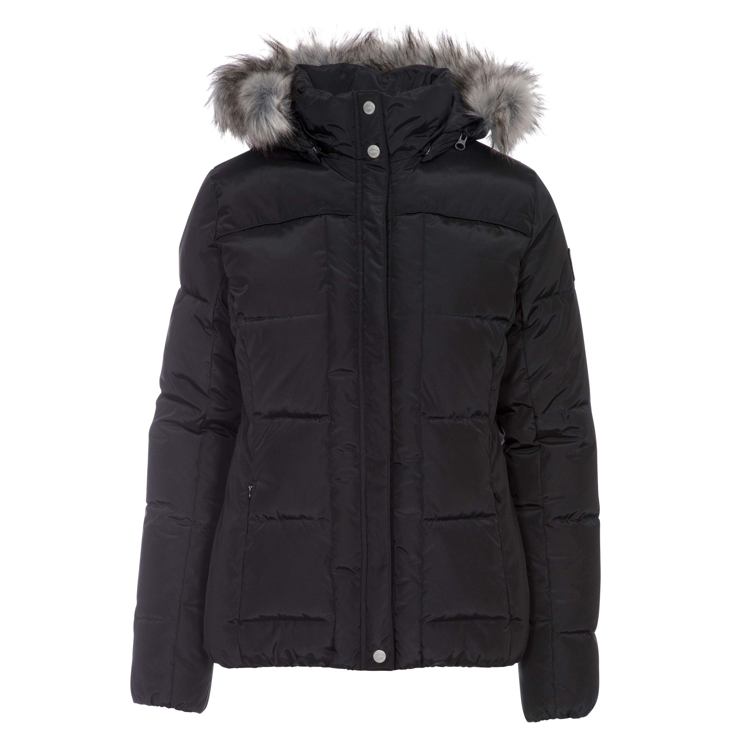 Trespass Women's Black Padded Casual Jacket Rianna