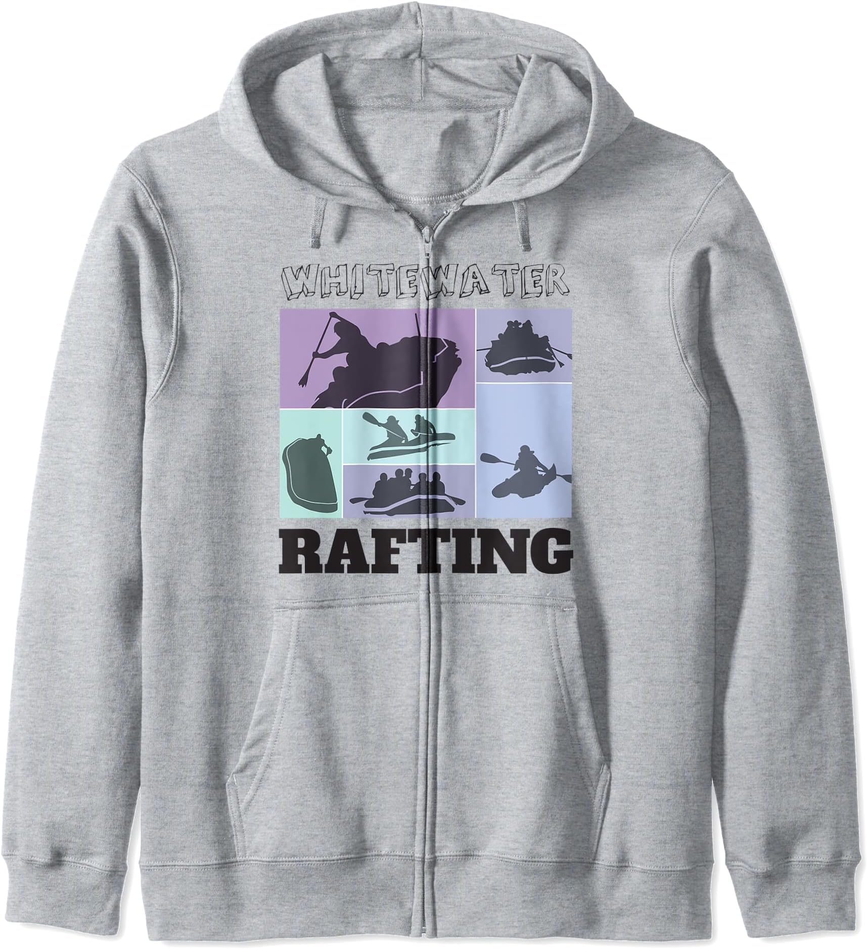 Whitewater River Rafting Gift Apparel CoWhitewater Rafting, White Water River Rafting Zip Hoodie