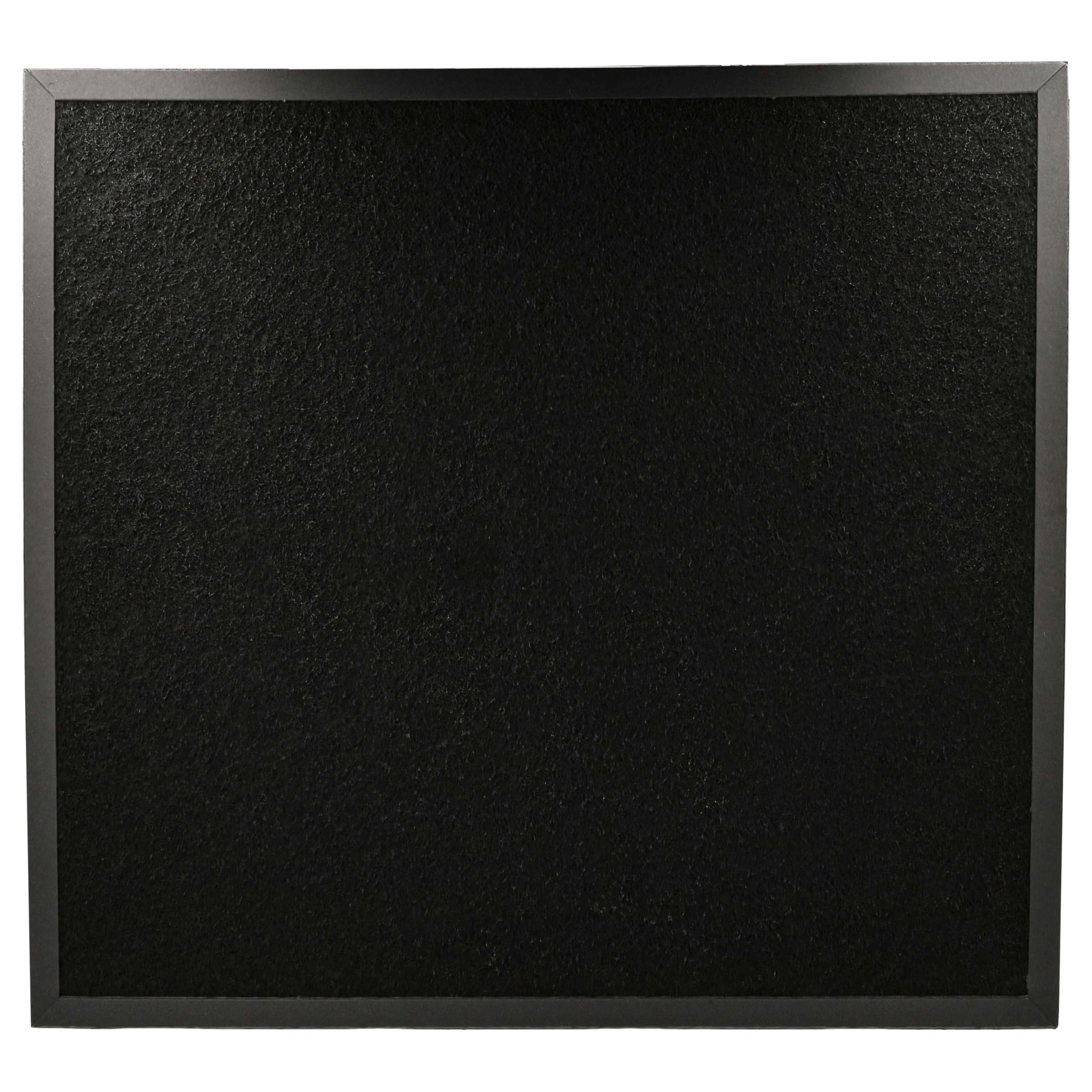 vhbw 4 x filtr z węglem aktywnym kompatybilny z Lux Aeroguard 4 S oczyszczacz powietrza – filtr powietrza, czarny