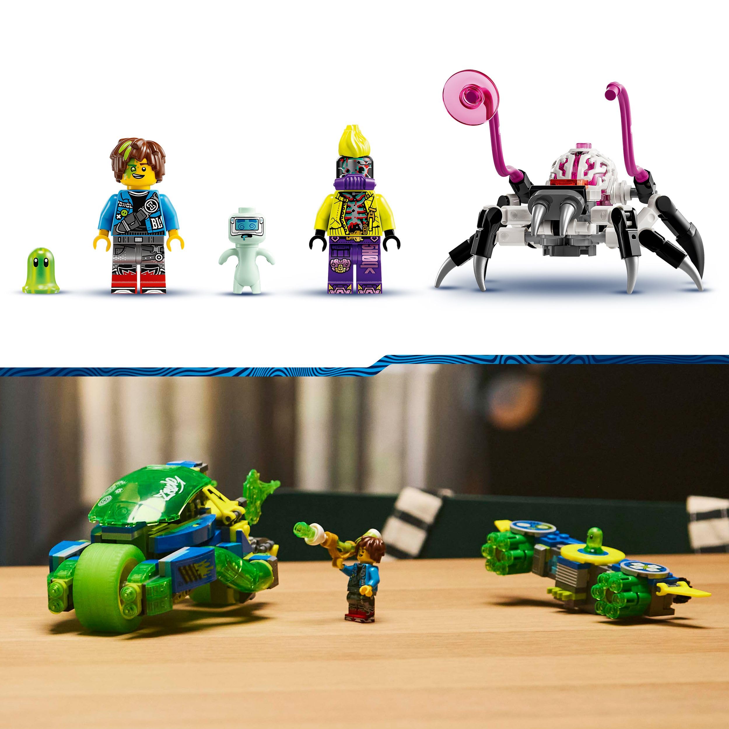 LEGO DREAMZzz 2in1 Mateo and the Z-Blob Action Race Car to Motorbike Toy, Vehicle Set for 8 Plus Year Old Boys & Girls - Image 4
