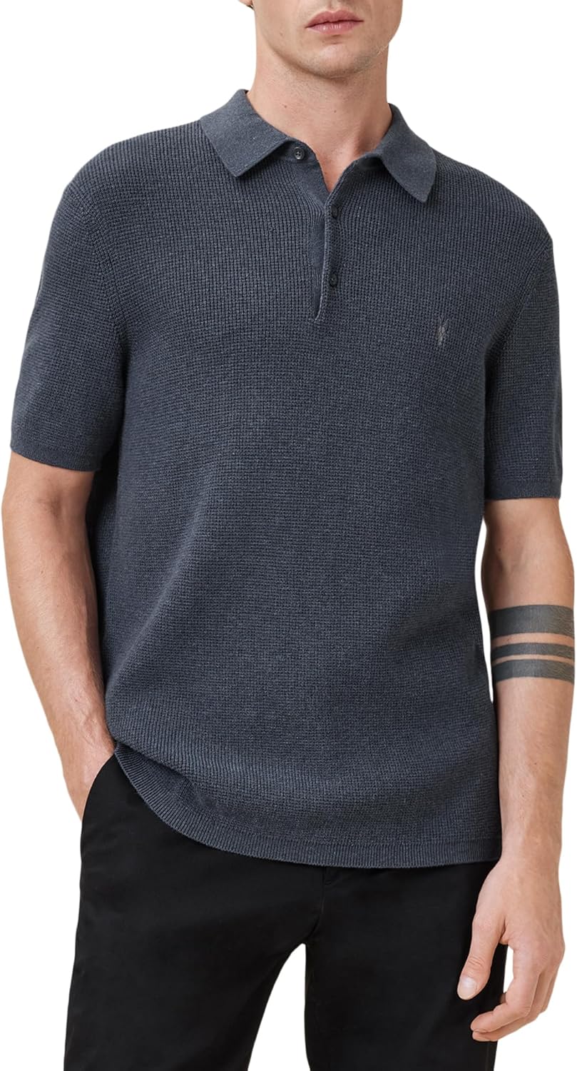 AllSaints Mens Aspen Ss Polo