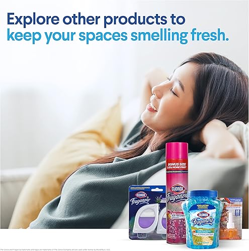Miniatura 6 de Clorox - Aromatizante en perlas de cristal Fraganzia frasco ventilado de perlas perfumadas de larga duración, uso sencillo para hogar, baño,