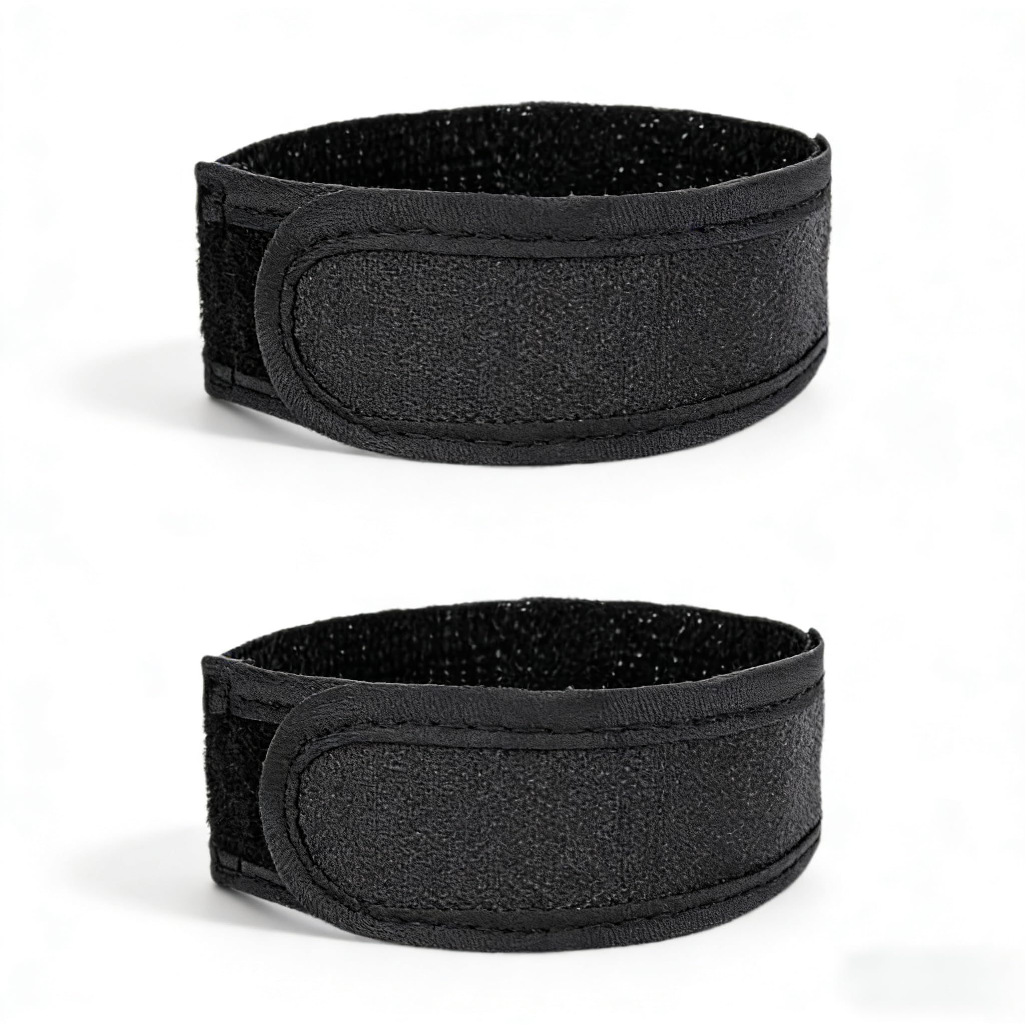 LSYZHX 2 Pcs No Buckle Belts Belt Bro for Men, Mens Belts Elasticated,velcro belts for Men (Black, 2L)