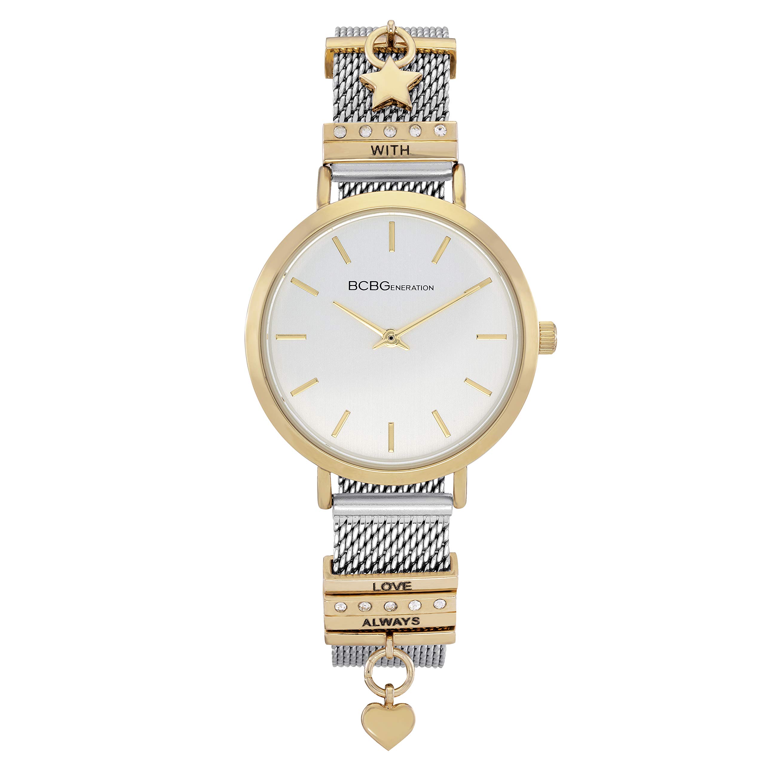 BCBG MAX AZRIA Generation Analog Silver Dial Womens Watch-GN51047004 (B07Z4CHSBX) Amazon Price History, Amazon Price Tracker
