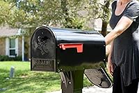 Vista 6 de Gibraltar Mailboxes OM160BEC Outback doble puerta, buzón de gran capacidad, color negro