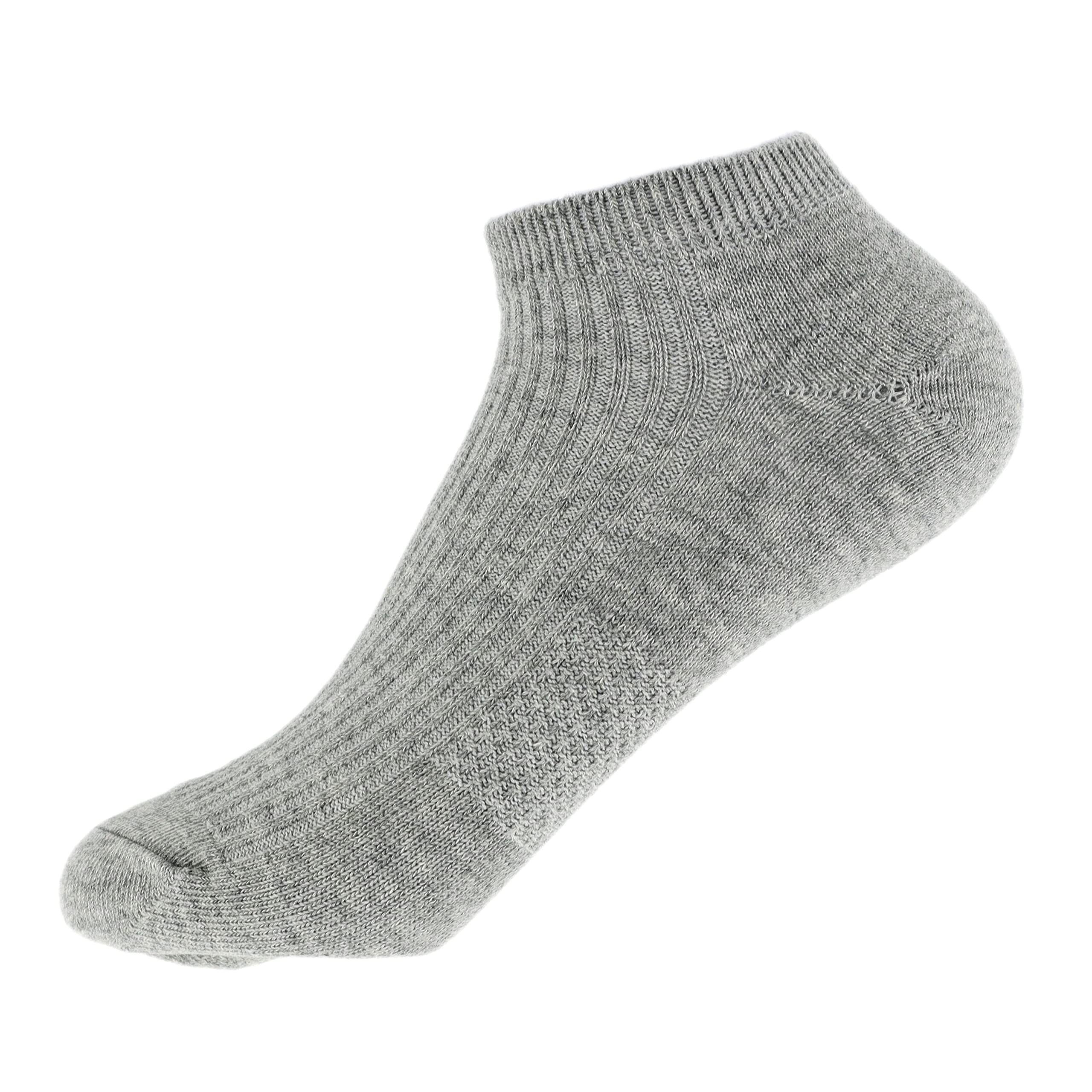 Aniler 4 Pairs Women's Thin Cotton Multi-Pack Mesh Ventilating Comfort Fit Performance No-Show Socks