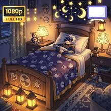 Masked Hero Dreams - Ambient Night Sounds & Sleep Aid for Kids