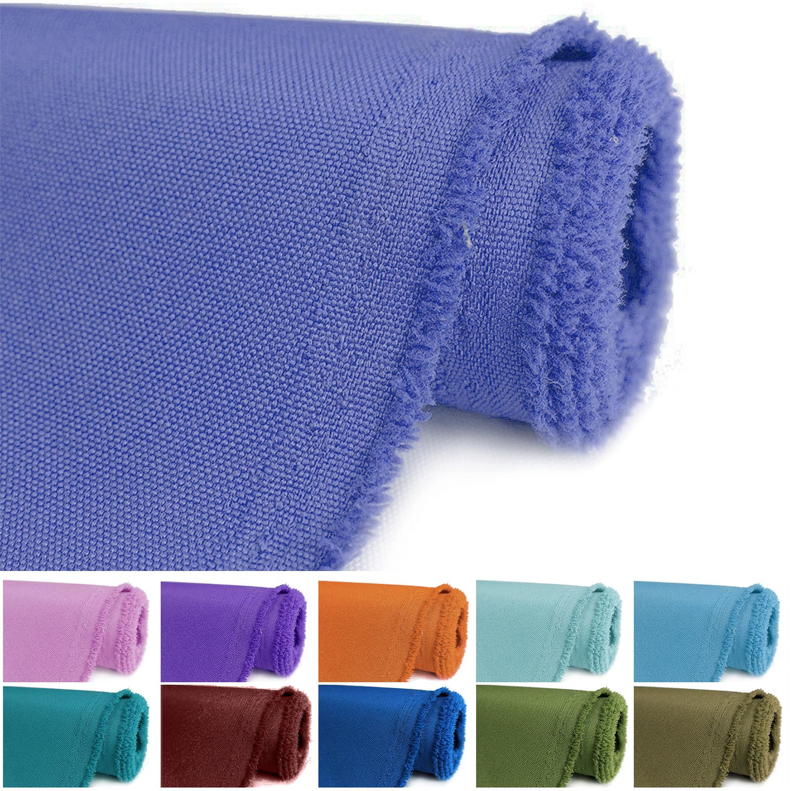 BECHAEO Waterproof Canvas Upholstery Fabric by The Yard 58" Wide 600 Denier Water Resistant Oxford Polyester Material Outdoor Fabric for DIY Sewing