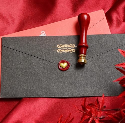 Miniatura 4 de Sello de cera de alivio 3D de tamaño mini de 0.591 in para invitación de boda, sellado de tarjetas, paquetes de vino, sellado de cartas, envoltura