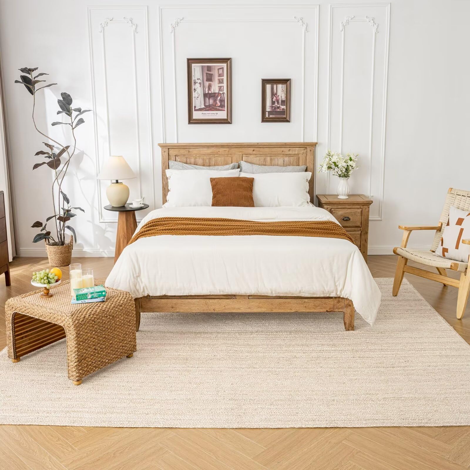 Honette Wide Stole （Natural） Luxury Modern Mid-Century Custom Modular Sectional – Hooseng Furniture