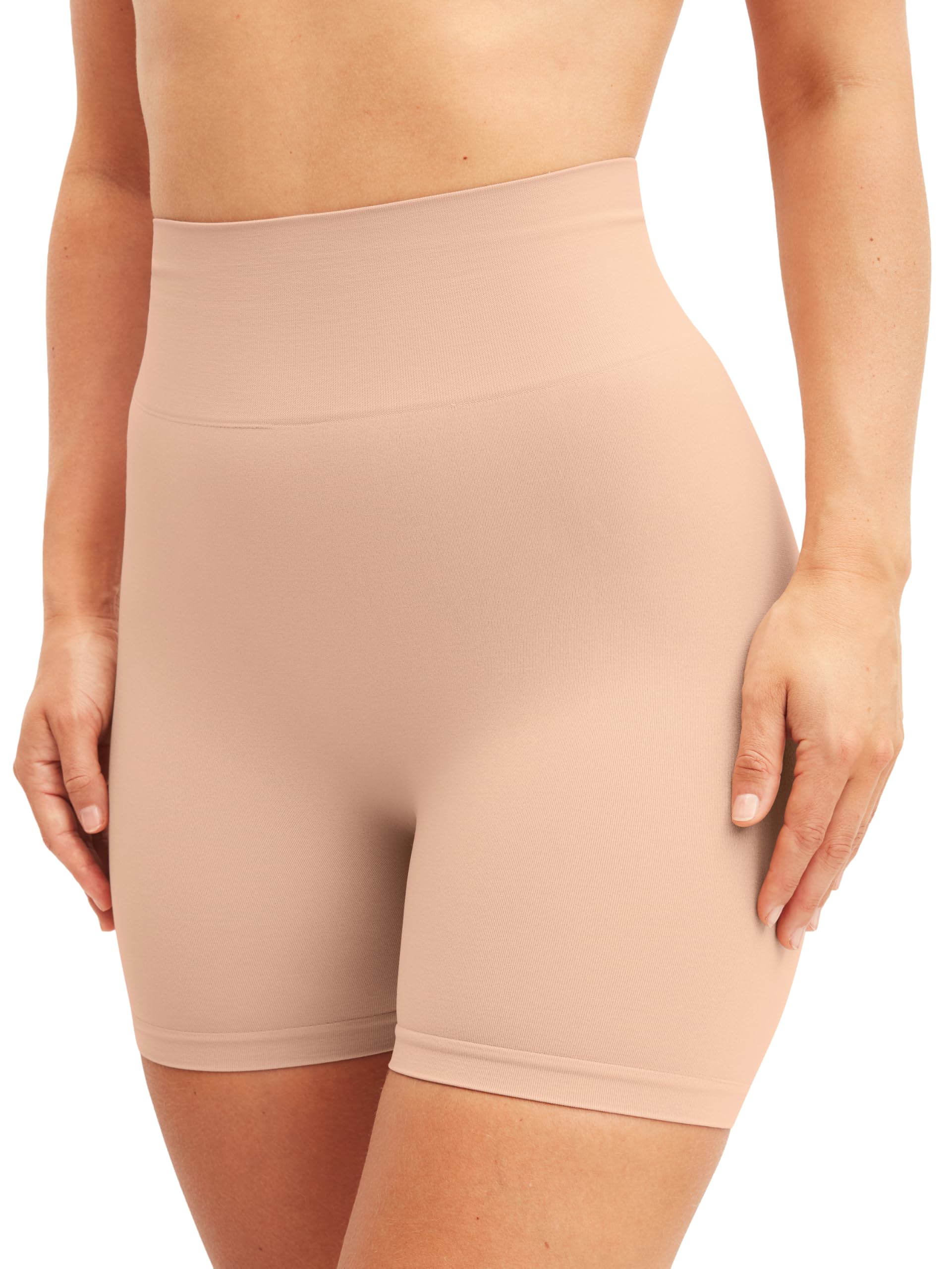 CALIDA Seamless Shape Radlerhose Damen | dezentes Shaping an Bein & Bauch, anschmiegsam, High Waist, blickdicht