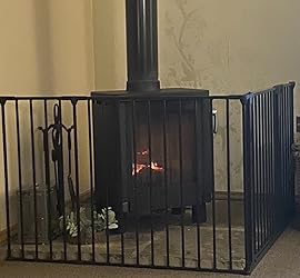 BabyDan Premium Hearth Gate Fire Guard (Black) : Amazon.co.uk: DIY & Tools